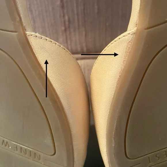 Nude/Natural Nine West Flats (NWOT) - Picture 7 of 12